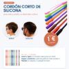 Cordón corto de silicona para niño y adulto, 1 € la unidad